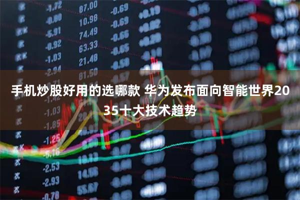 手机炒股好用的选哪款 华为发布面向智能世界2035十大技术趋势